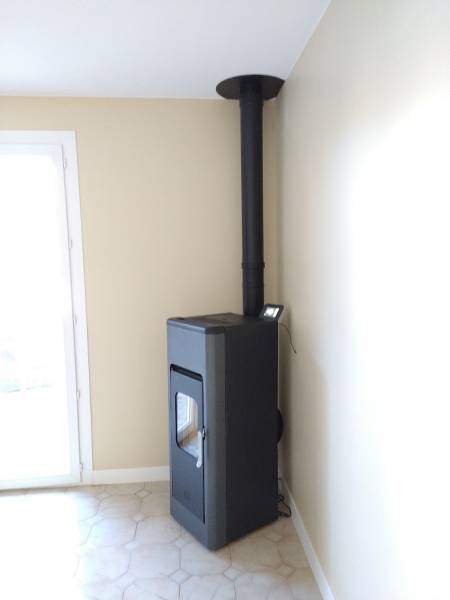 Installation technique du poêle Hoben H5 Alp'1 par Provence Flamme à Saint Rémy de Provence