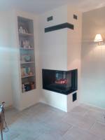 Notre zone d'activité pour ce service Installation d'une cheminée métallique sur mesure design dans un salon à